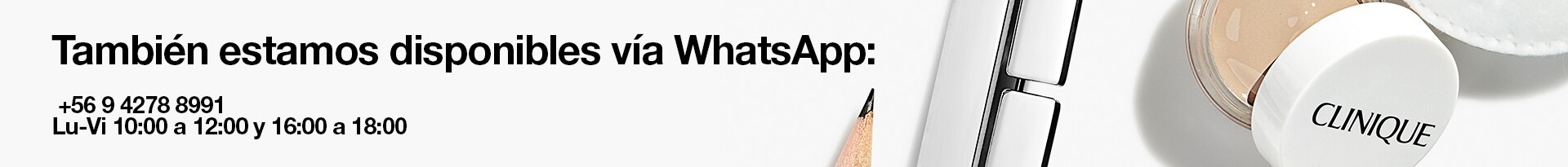 También estamos disponibles en Whatssap, consultores Clinque Chile.