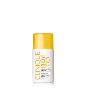 Protector solar SPF 50 Mineral Sunscreen Fluid for Face