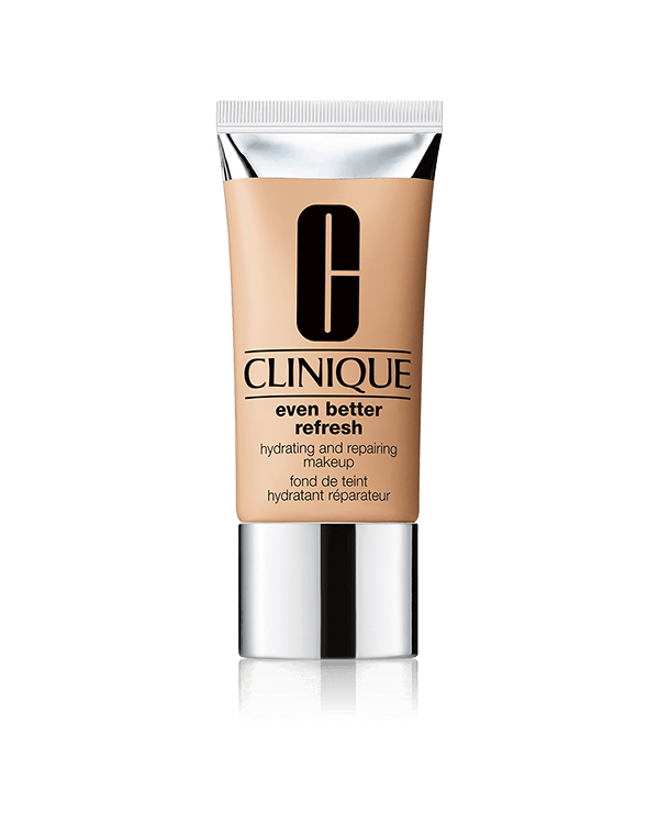 Base de maquillaje Even Better Refresh™ Hydrating and Repairing Makeup, 24 horas de cobertura total + reparación y cuidado para tu piel.