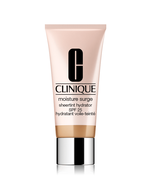 Crema Hidratante con color Moisture Surge™ Sheertint Hydrator SPF 25, Hidratante con color que proporciona humedad al instante y durante 12 horas con alta protección y un tinte ligero de color que perfecciona la piel. De cobertura ligera para un acabado natural.
