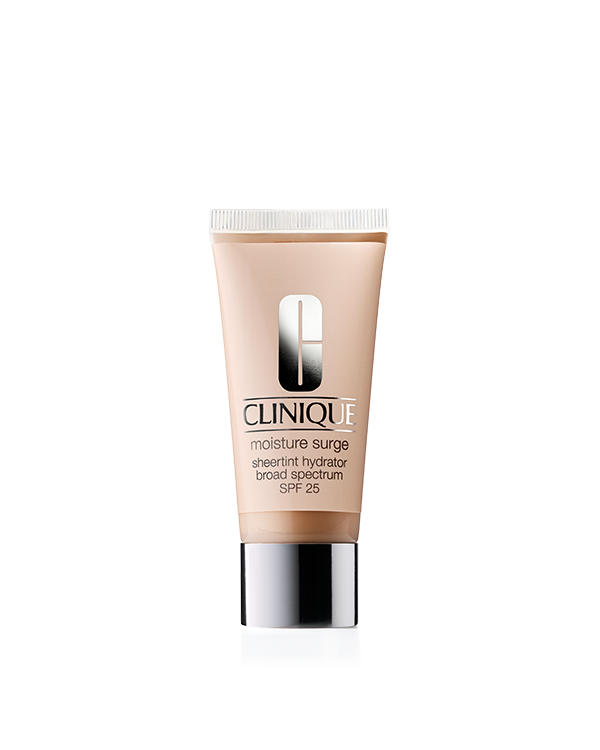 Crema Hidratante con color Moisture Surge™ Sheertint Hydrator SPF 25, Hidratante con color que proporciona humedad al instante y durante 12 horas con alta protección y un tinte ligero de color que perfecciona la piel. De cobertura ligera para un acabado natural.