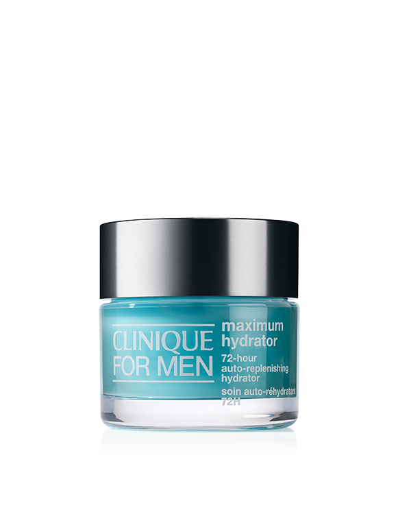 Hidratante Clinique For Men™ Maximum Hydrator 72-Hour Auto-Replenishing Hydrator, Crema-gel Ligera, adictivamente refrescante que instantáneamente brinda hidratación a tu piel.