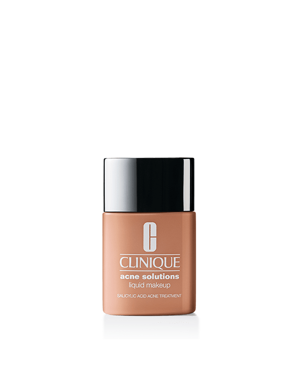 Anti-Blemish Solutions Liquid Makeup, Maquillaje anti-acné con ácido salicílico que ayuda a cubrir, disminuir y prevenir los brotes. Libre de aceite.