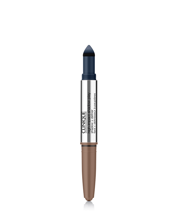 High Impact Shadow Play™ Shadow + Definer, Sombra de ojos de doble punta, con dos tonos y acabados complementarios en uno.