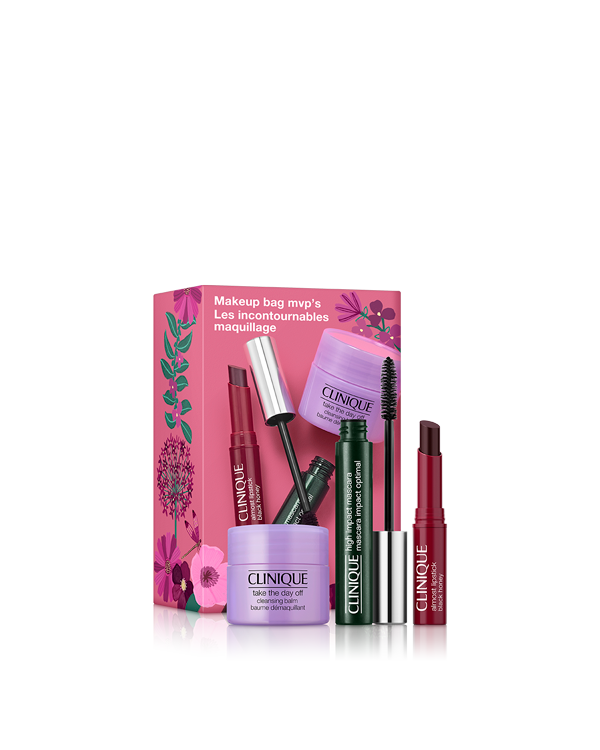 Set Esenciales De Maquillaje, Pestañas con volumen, labios con color icónico y limpieza profunda en un solo set. ¡Impacto y cuidado en cada aplicación!