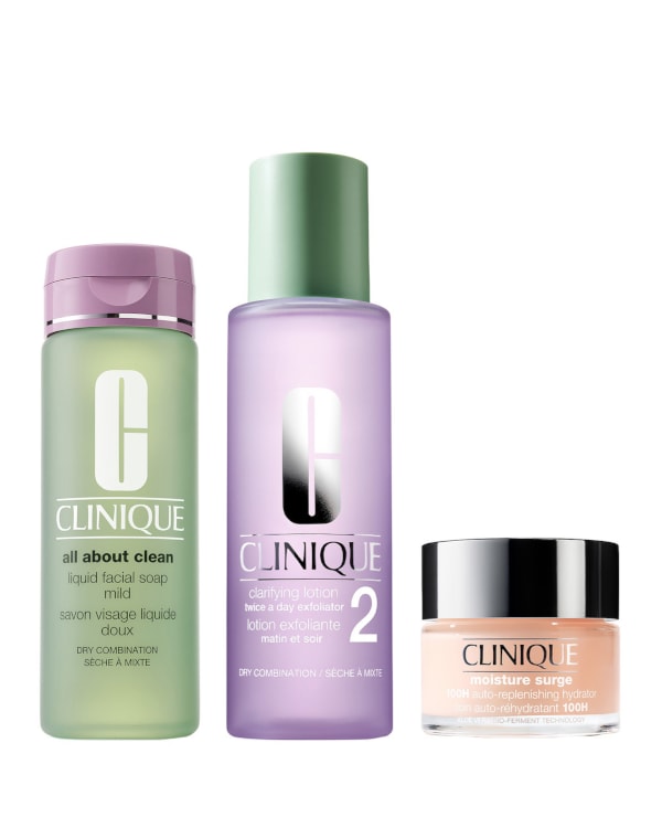 Set Clinique 3 Pasos Piel 2: Mixta-Seca
